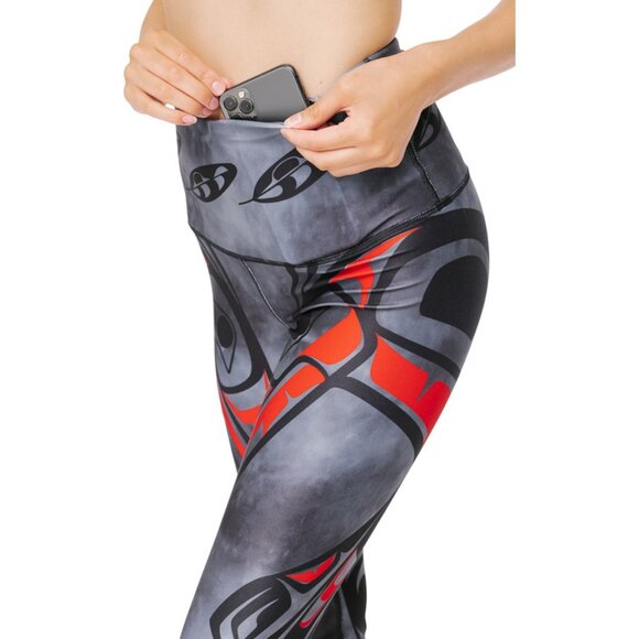 NoMiNoU Women's High Rise 28 Inch Raven 4 Star Tights - Picture 3 of 11